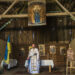 Šv. Mišios ukrainiečių kalba Arklio muziejaus klojime.