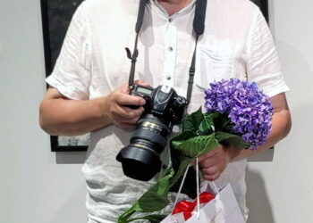 Alvydas Stauskas Dusetų Dailės galerijos fotografų parodoje. Panevėžys. „Galerija XX“, 2023 metai.