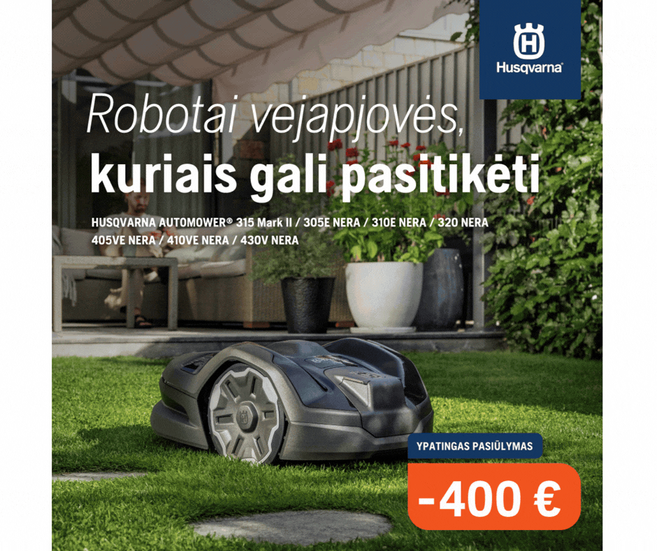 Husquarna atsinaujinkite