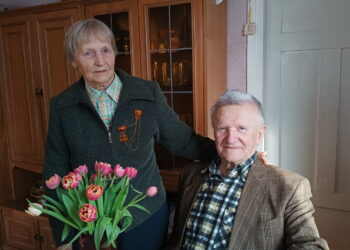 Anykštėnai Laimė ir Jonas Bražiūnai drauge jau šešiasdešimt metų.