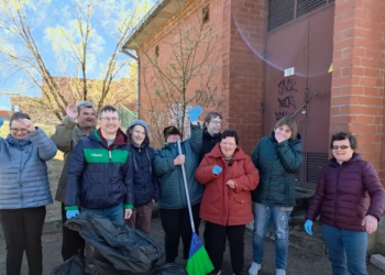 Anykščių rajono socialinių paslaugų centro feisbuko stop kadras.
