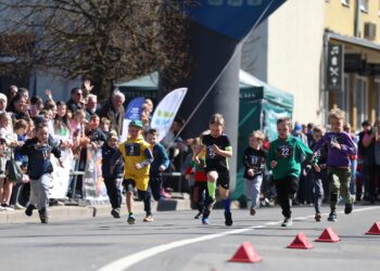 Vaikų „Puntukėlio“ bėgimas kėlė net daugiau emocijų nei suaugusiųjų varžybos.