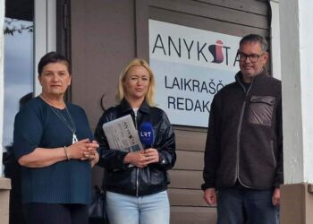 LRT televiziją reportažą iš Anykščių trasiliuos, ketvirtadienį, Spaudos atgavimo, kalbos ir knygos dieną