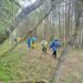 Surdegio–Raguvėlės keliu žygeiviai ėjo lyjant lietui, tačiau, žygio organizatorių teigimu, skundų nebuvo.