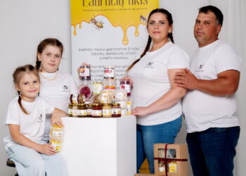 Lauručių šeima ne tik augina, bet perdirba ir realizuoja ūkyje užaugintą produkciją.